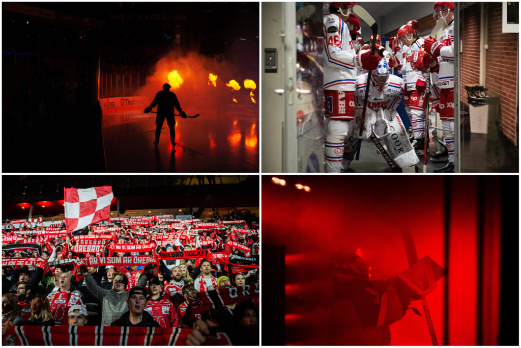 Sport evenemang, Hockey 2022, collage fyra bilder, Fotograf JD